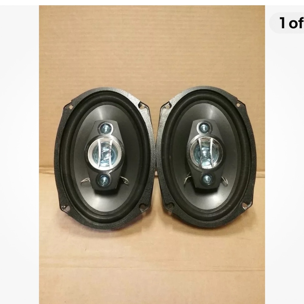 6” X 9 SCOSCHE HD6904 300 WATTS PEAK 75 WATTS RMS 40 OHM 4-way  coaxial #except